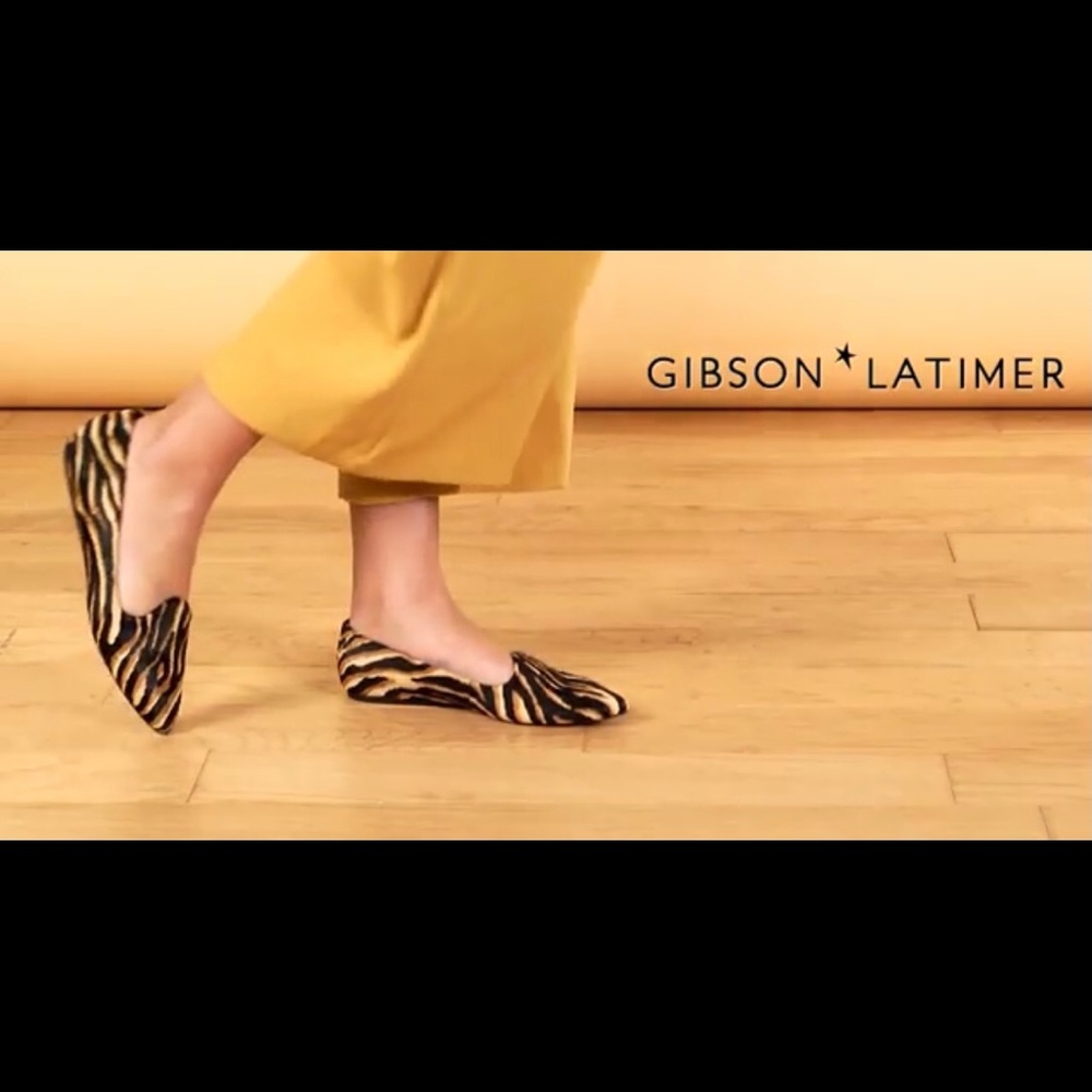 NIB Gibson & Latimer Ellie Tiger Print Haircalf - Picture 4 of 9